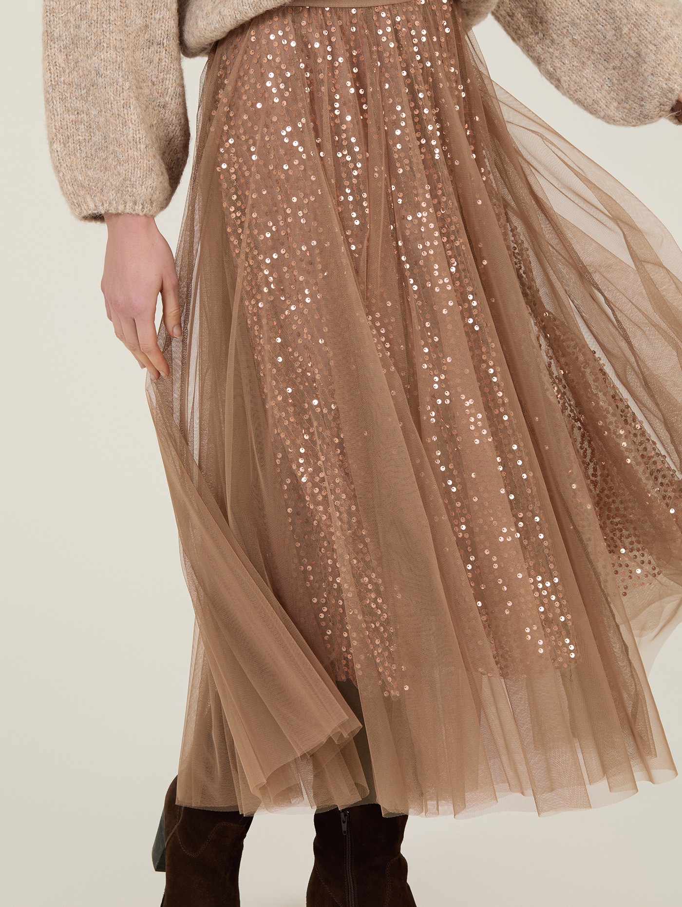 Tulle and sequins skirt 5