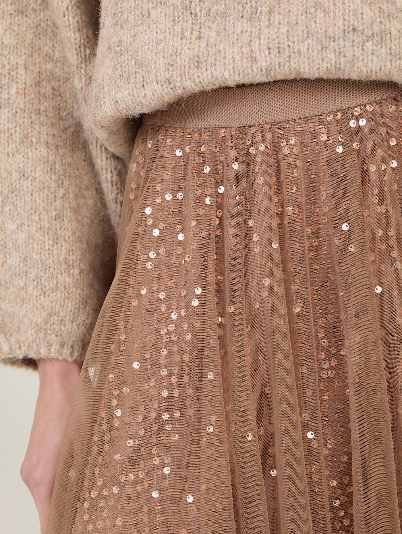 Tulle and sequins skirt 1