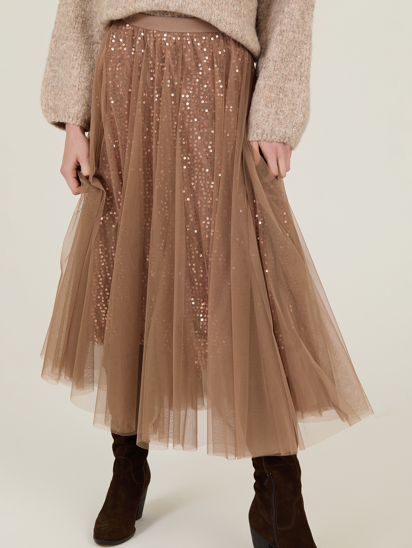 Tulle and sequins skirt 3