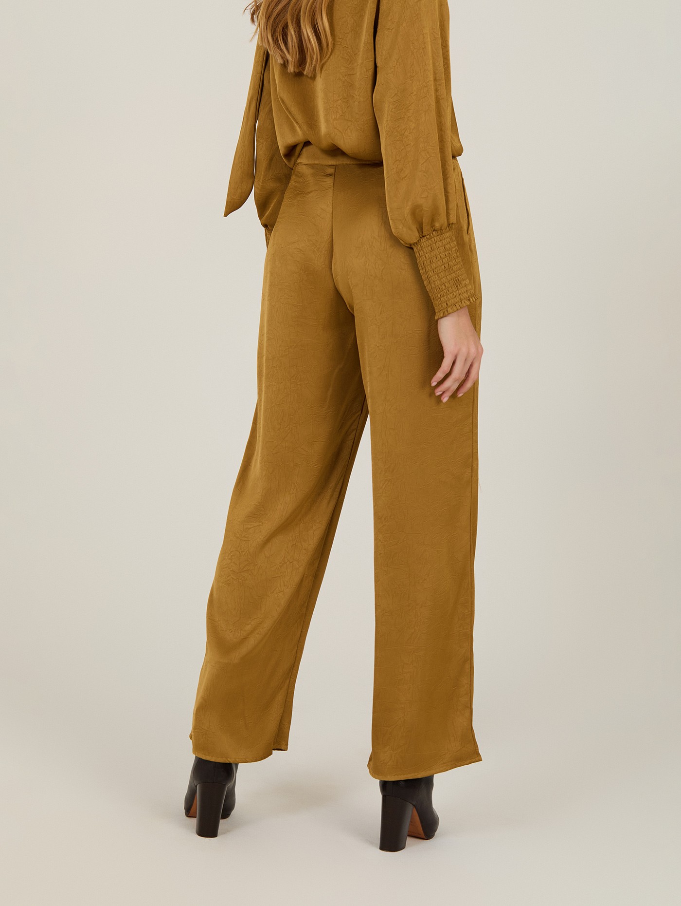 Satin palazzo trousers 2