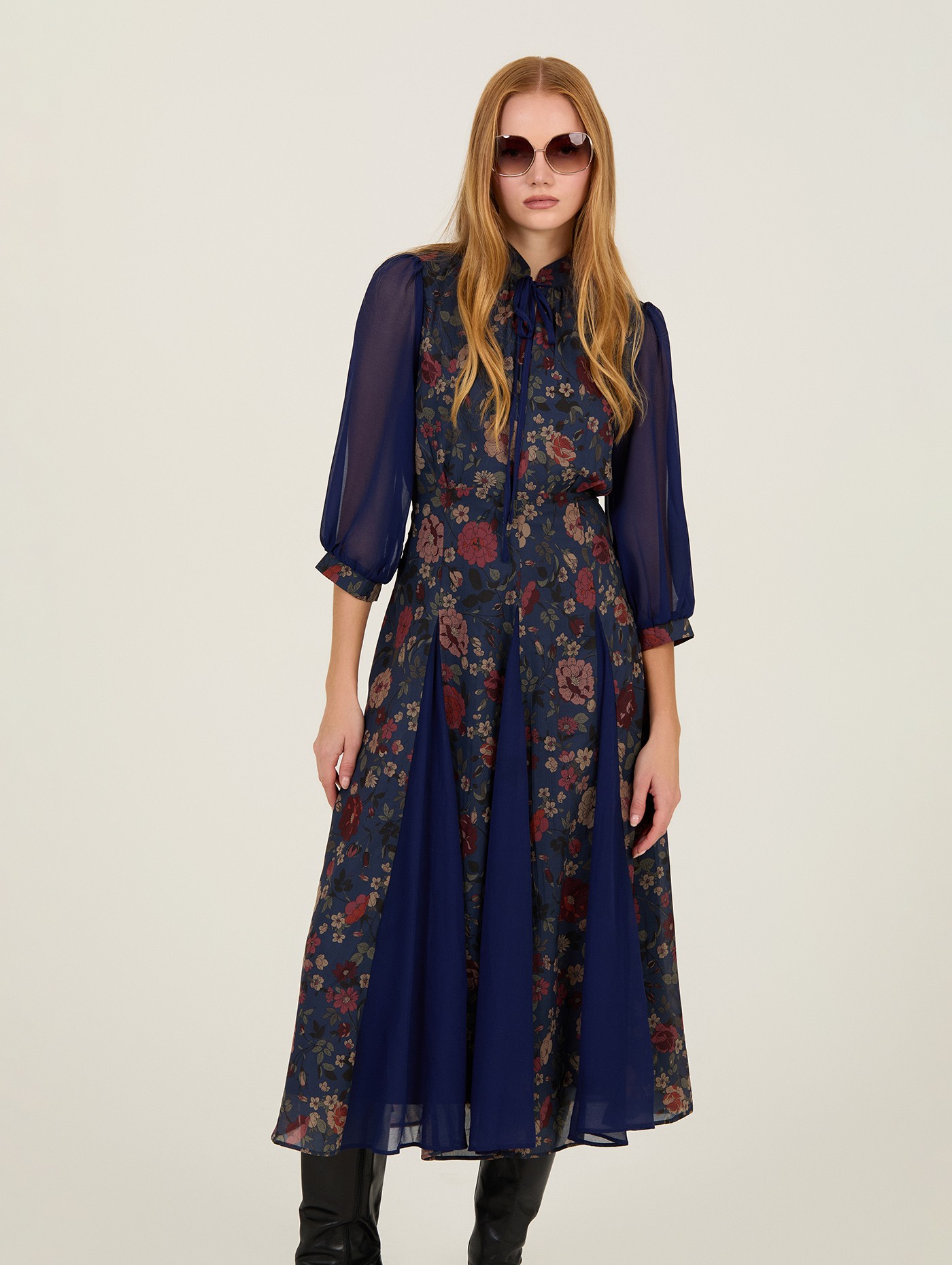 Robe longue imprimée 2