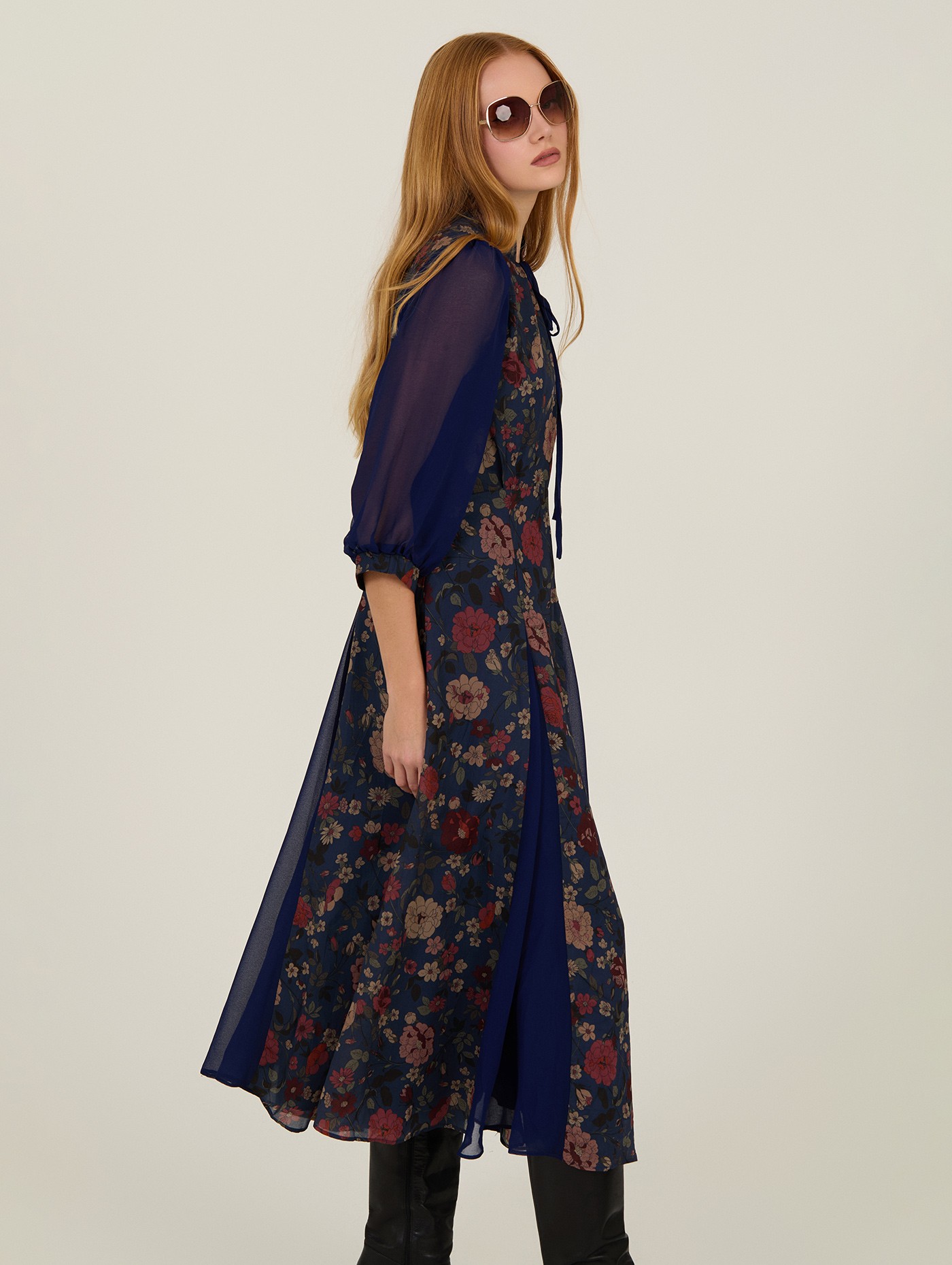 Robe longue imprimée 4
