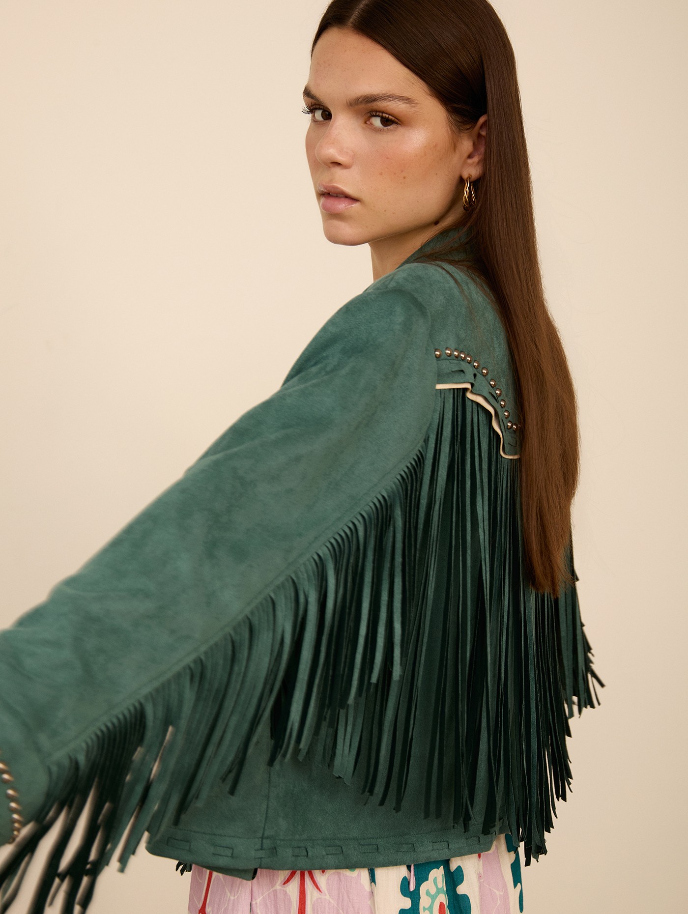 Cazadora de ante flecos 5