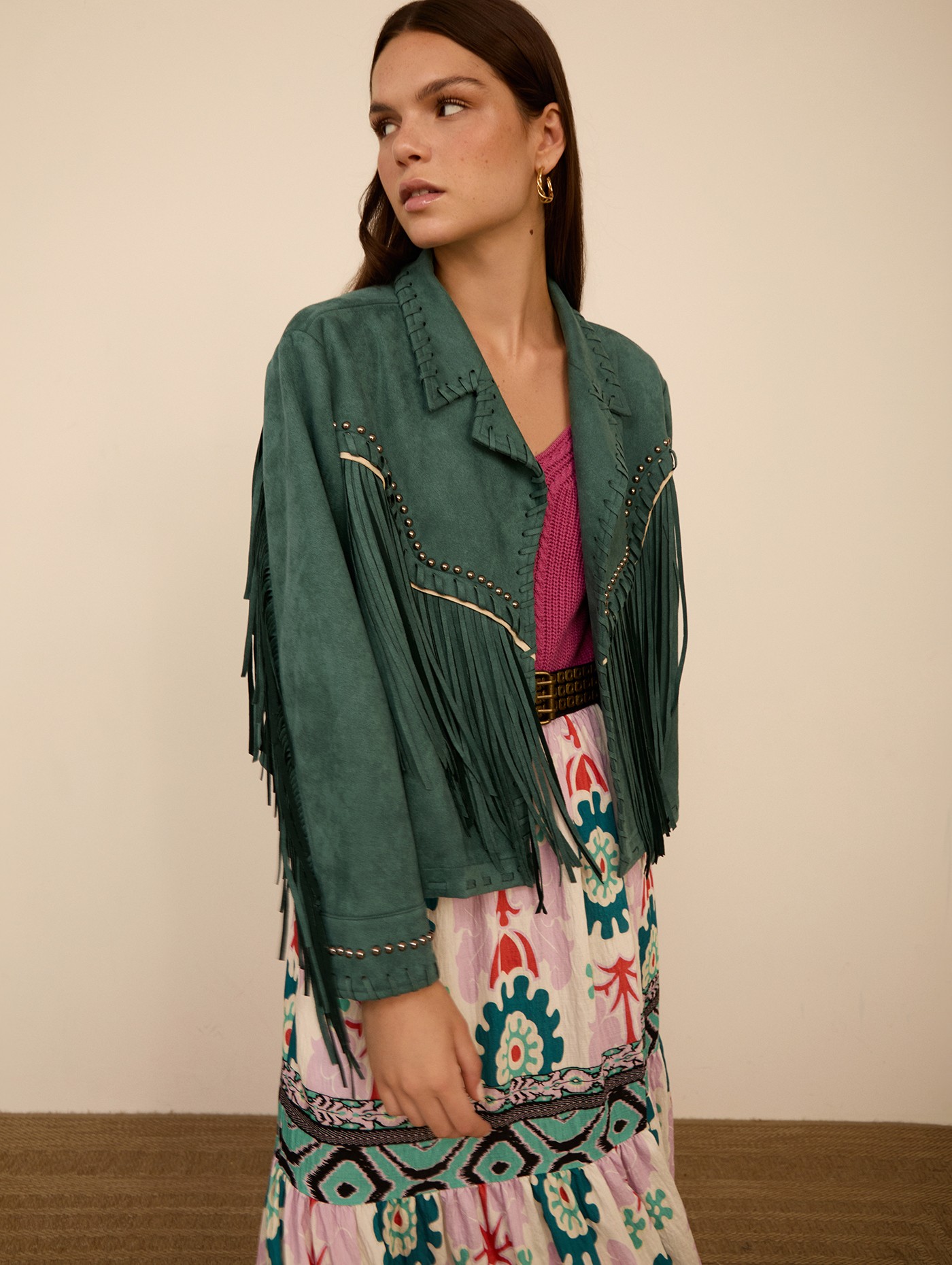 Cazadora de ante flecos 2