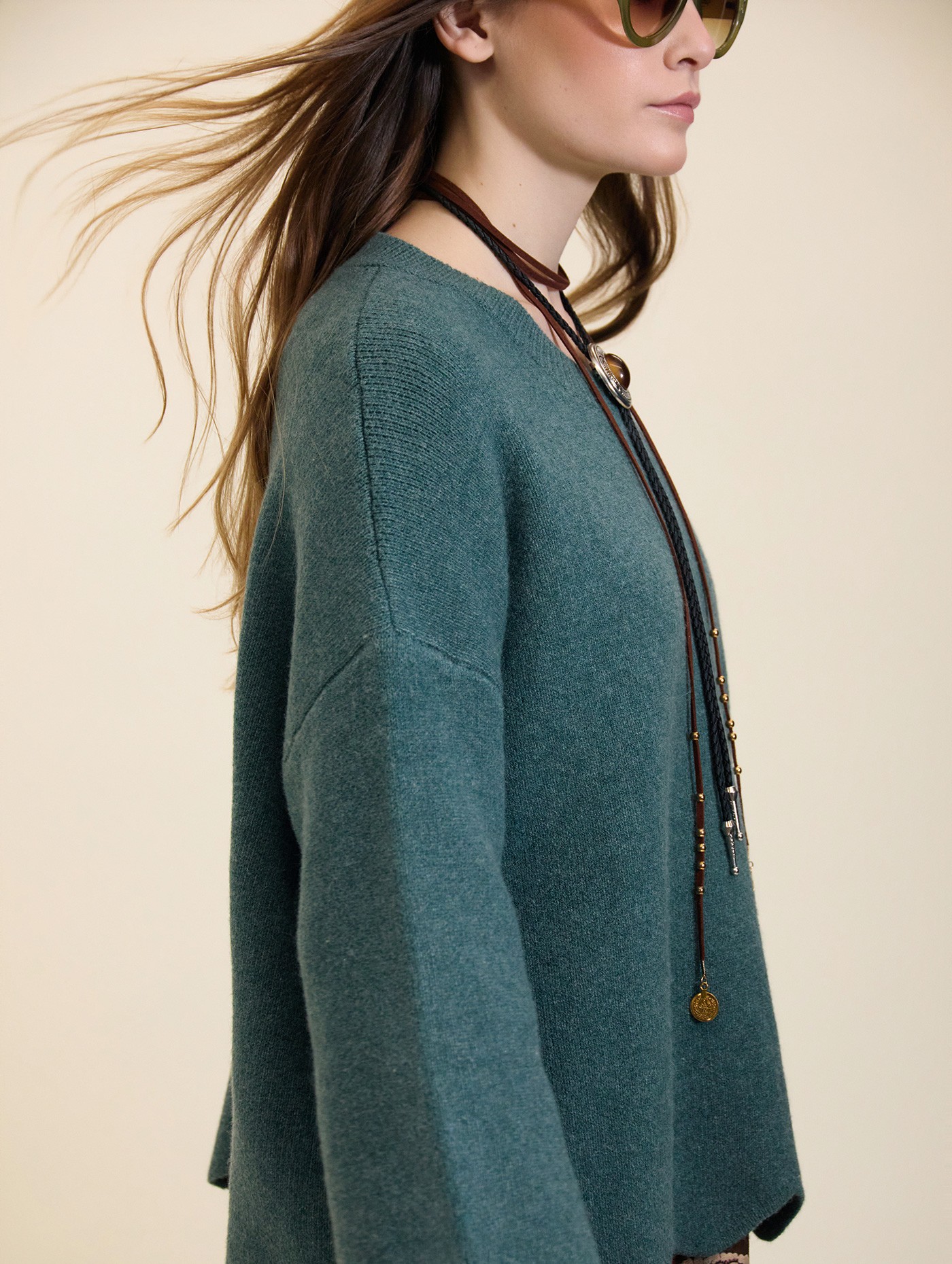 Jersey oversize con ondas