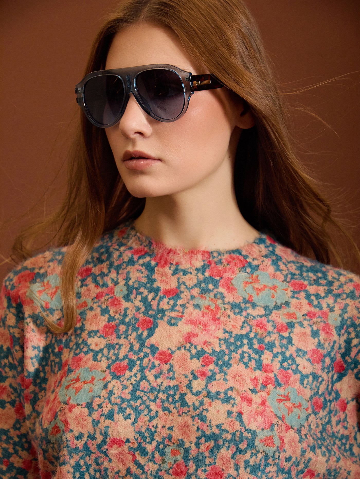 Jersey estampado digital floral