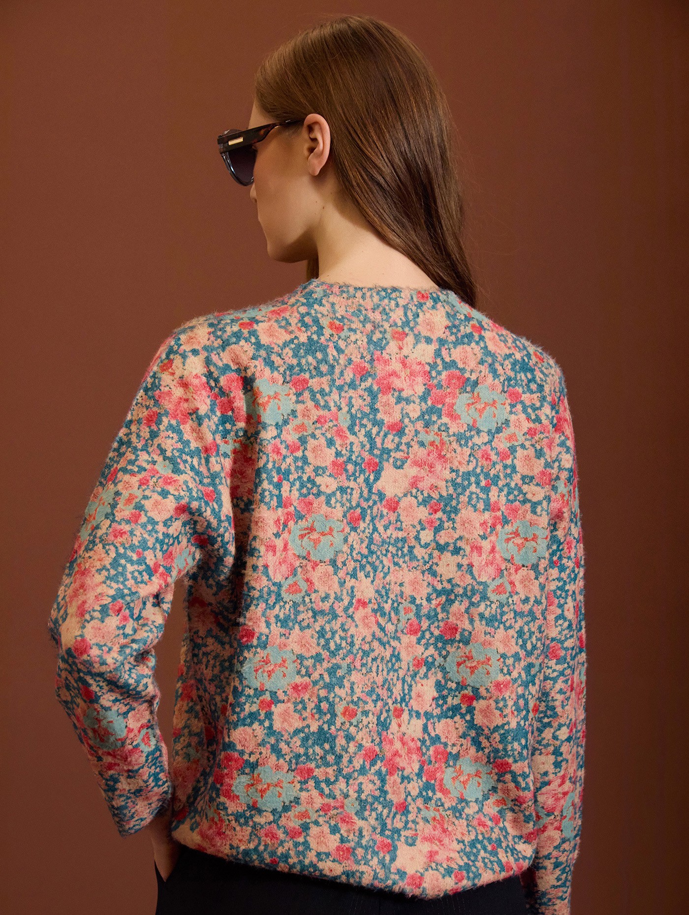 Jersey estampado digital floral