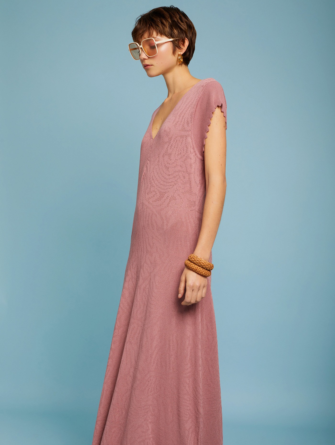 Viscose knit dress 2