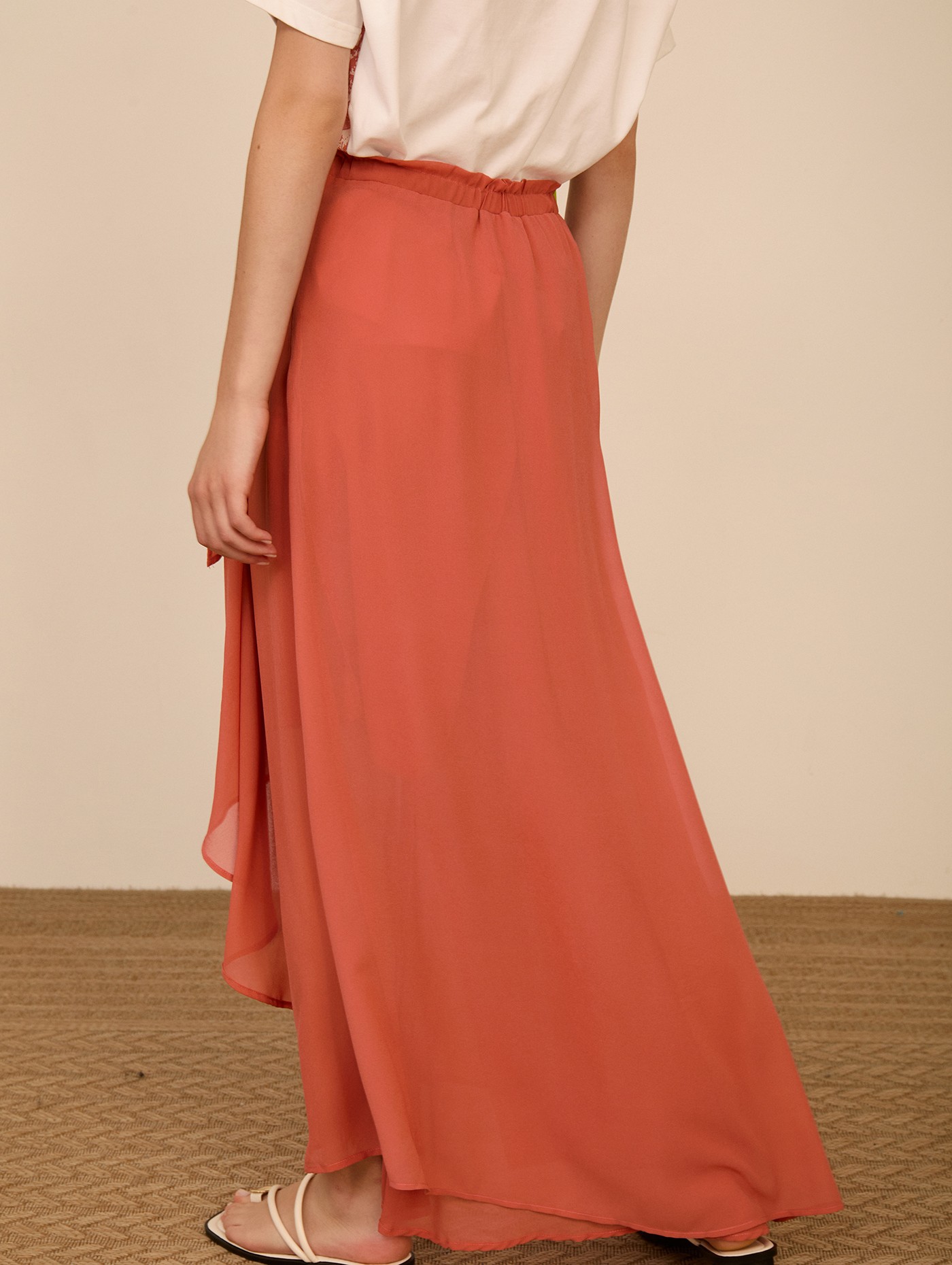 Falda-pantalón de gasa 5