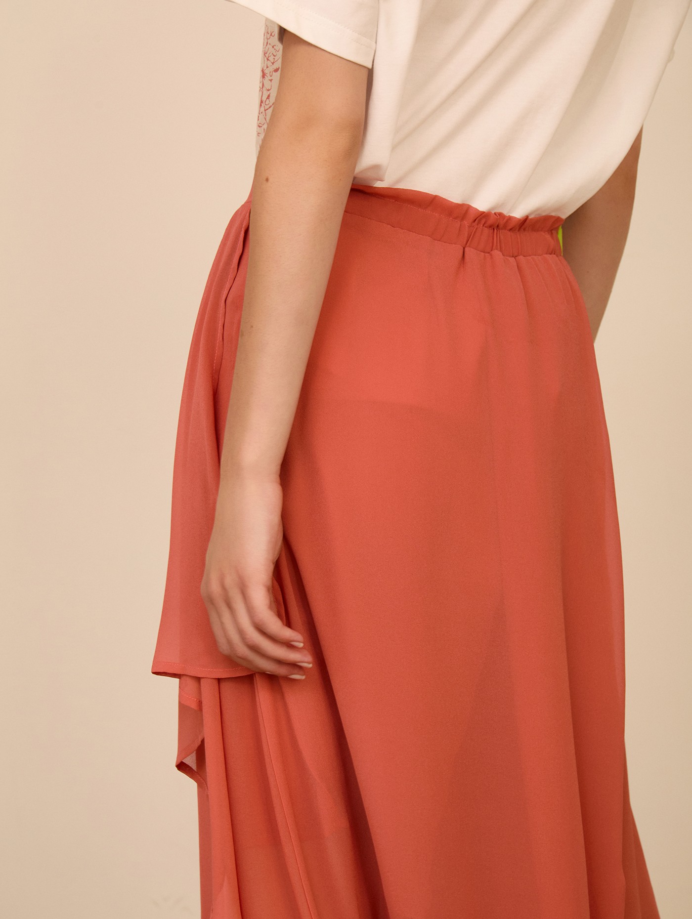 Falda-pantalón de gasa 4