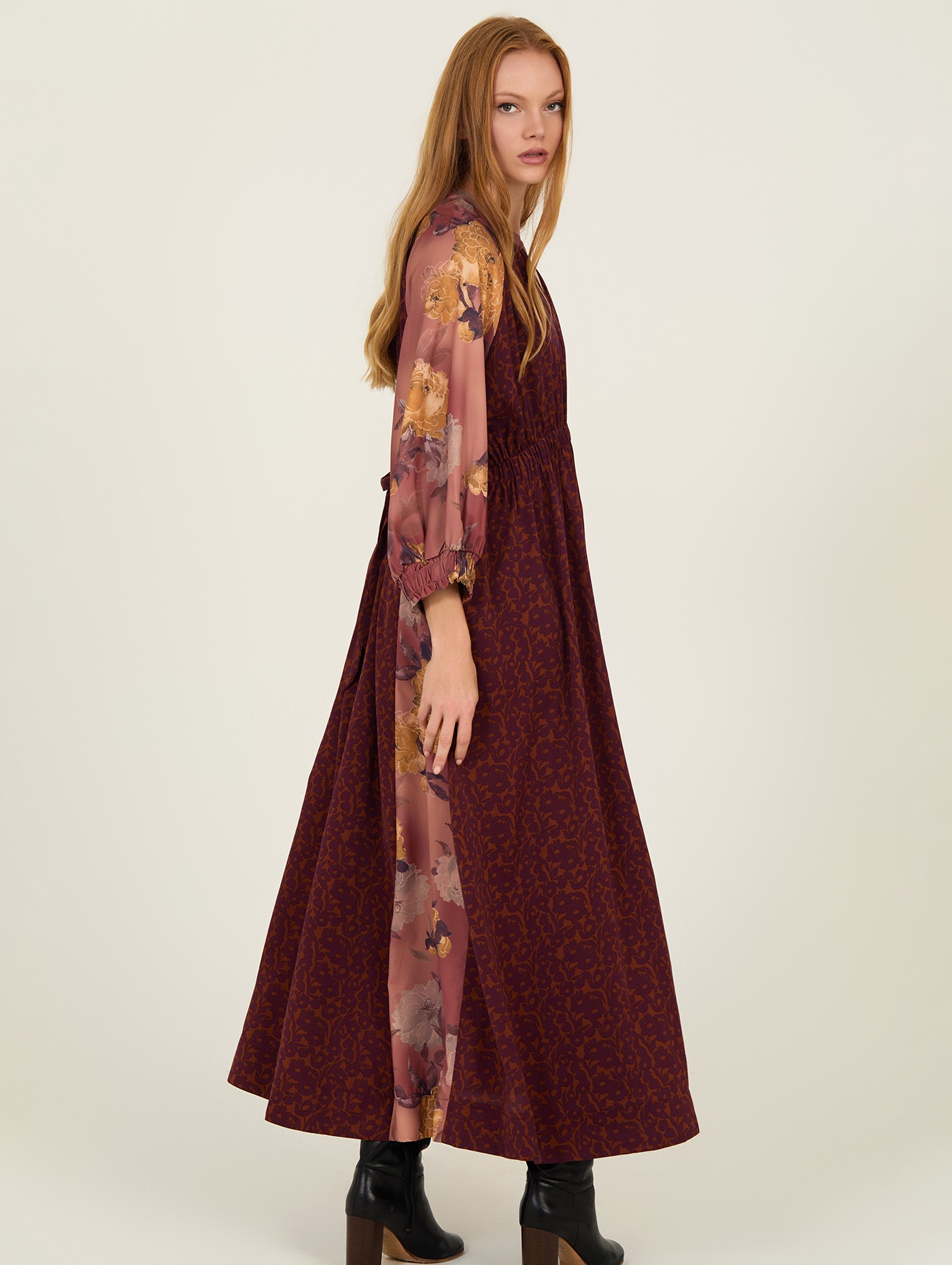 Long printed dress 4
