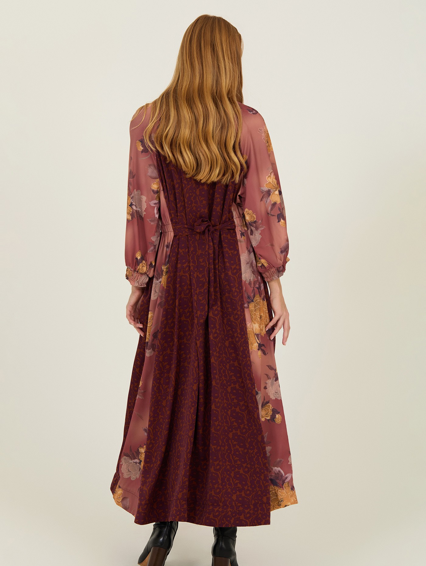 Long printed dress 2
