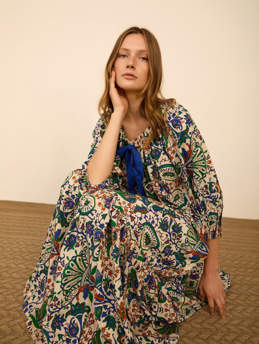 Vestido en algodón estampado