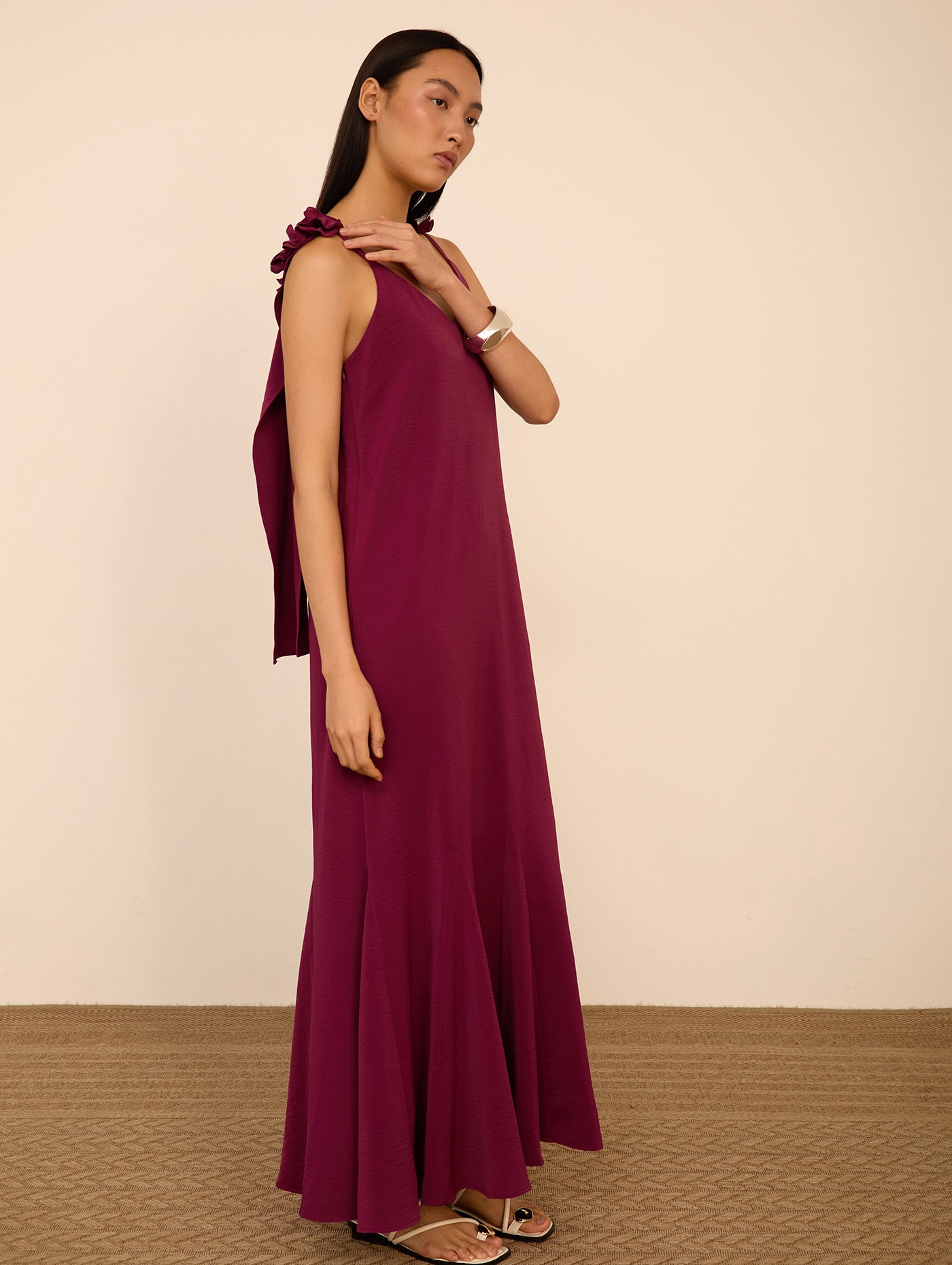 Vestido largo de tirantes 1