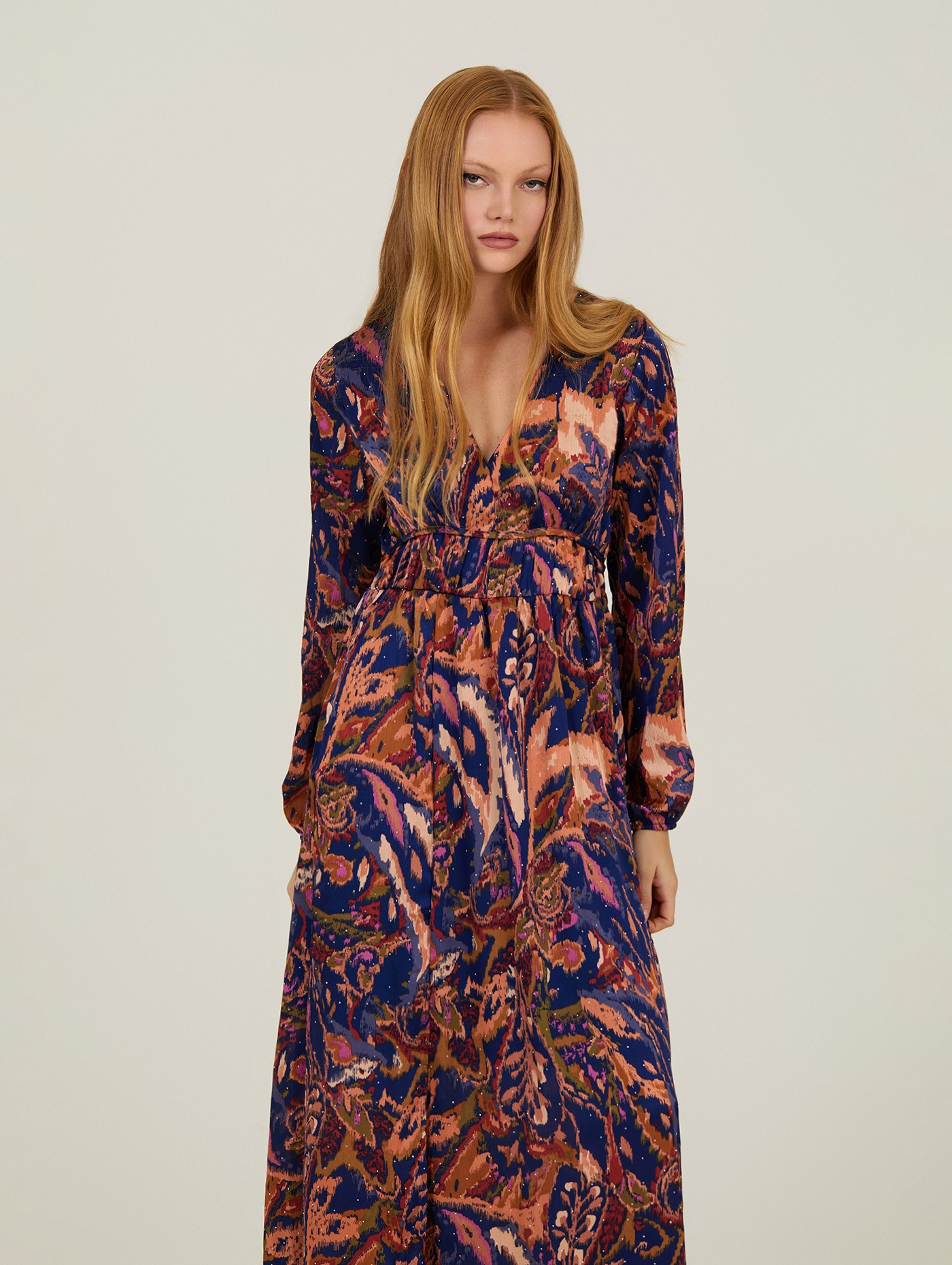 Long printed dress 5