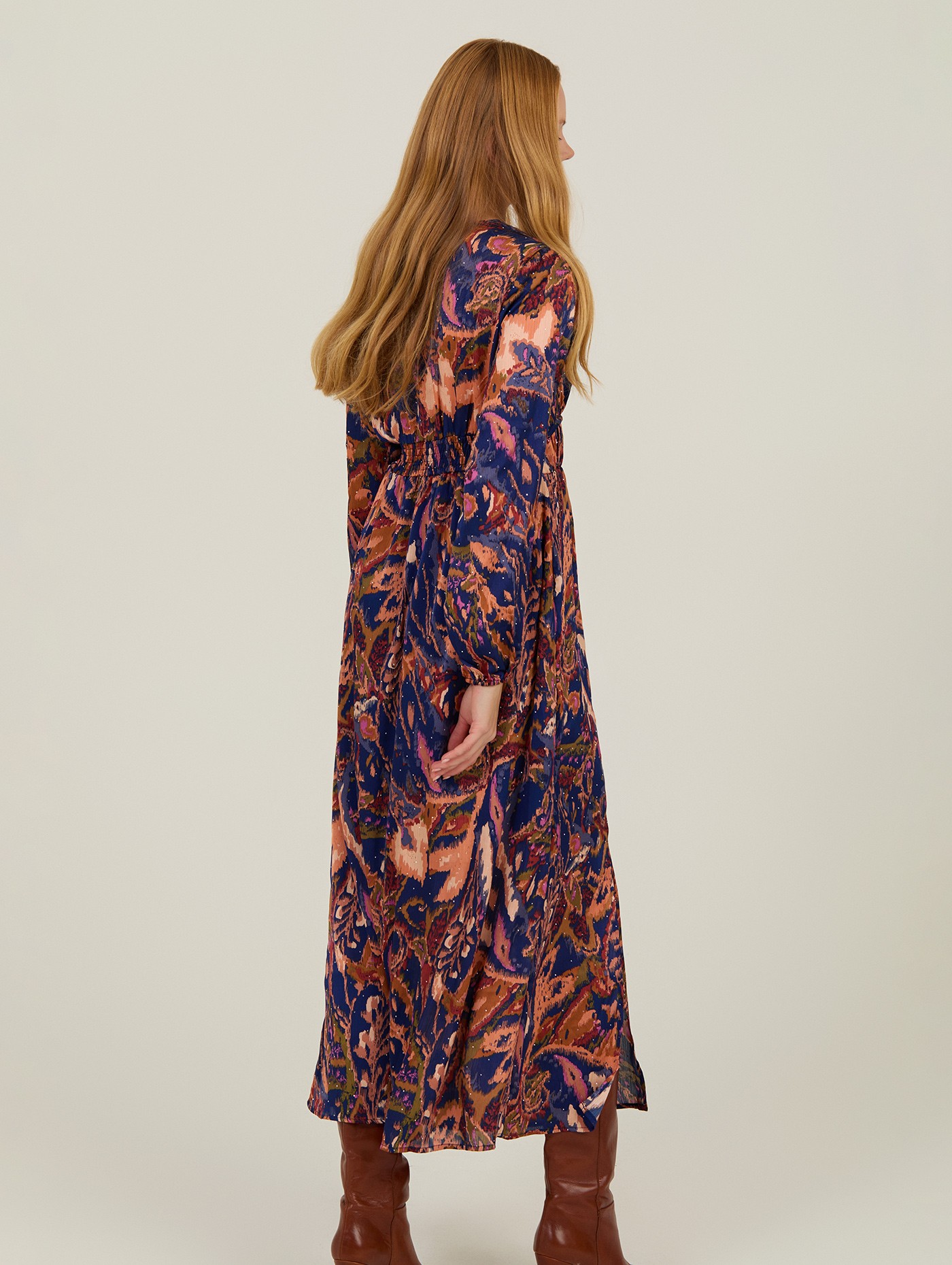 Long printed dress 6