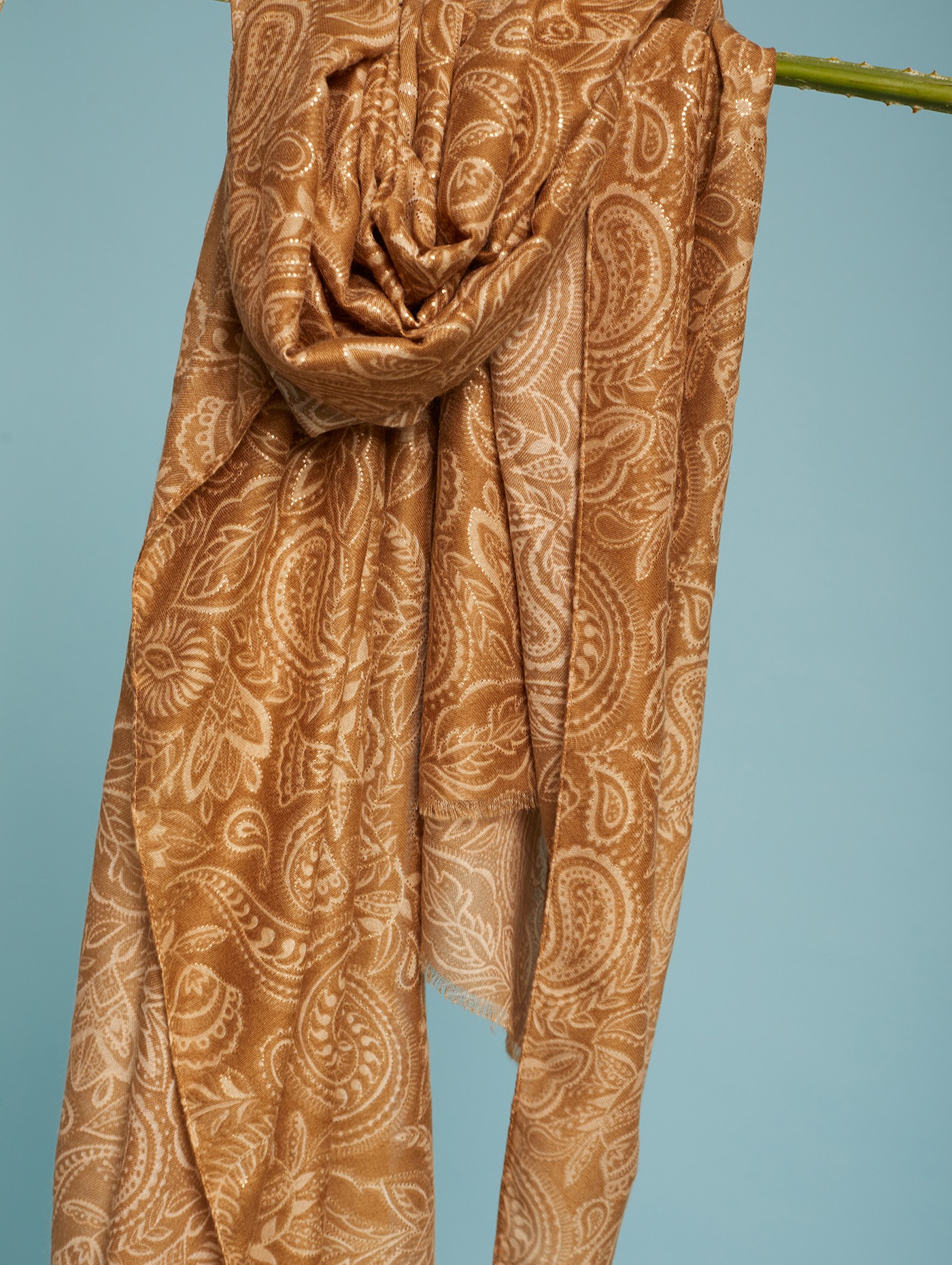 Paisley printed foulard 4