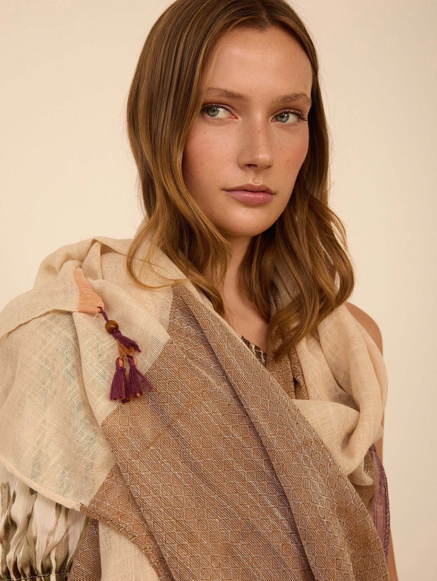 Fular estampado patchwork 1