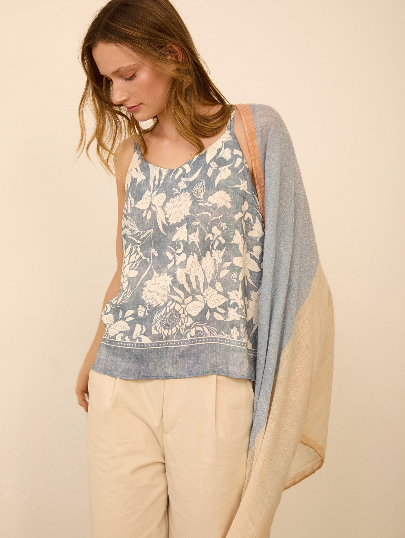 Fular estampado patchwork 1