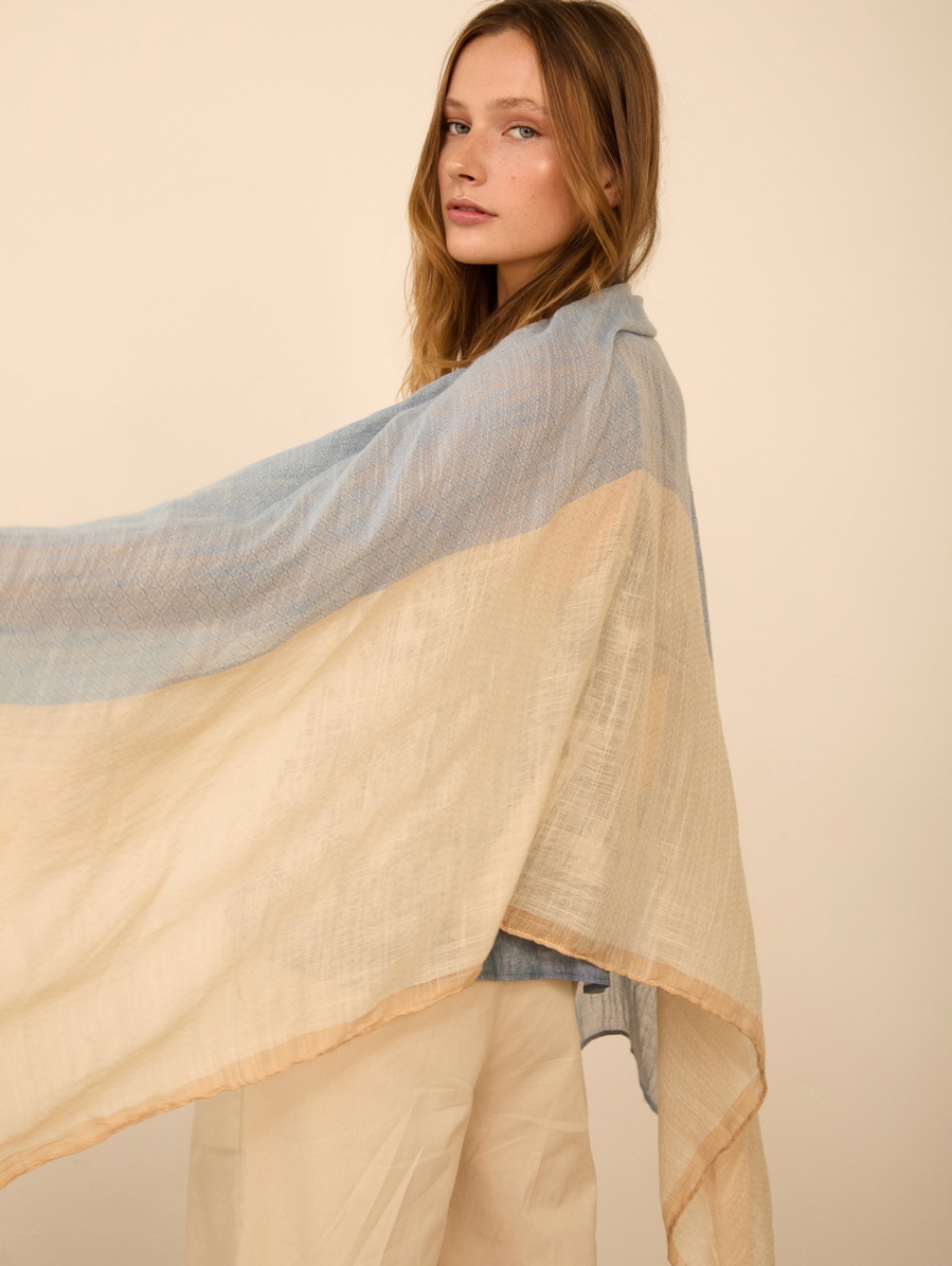 Fular estampado patchwork