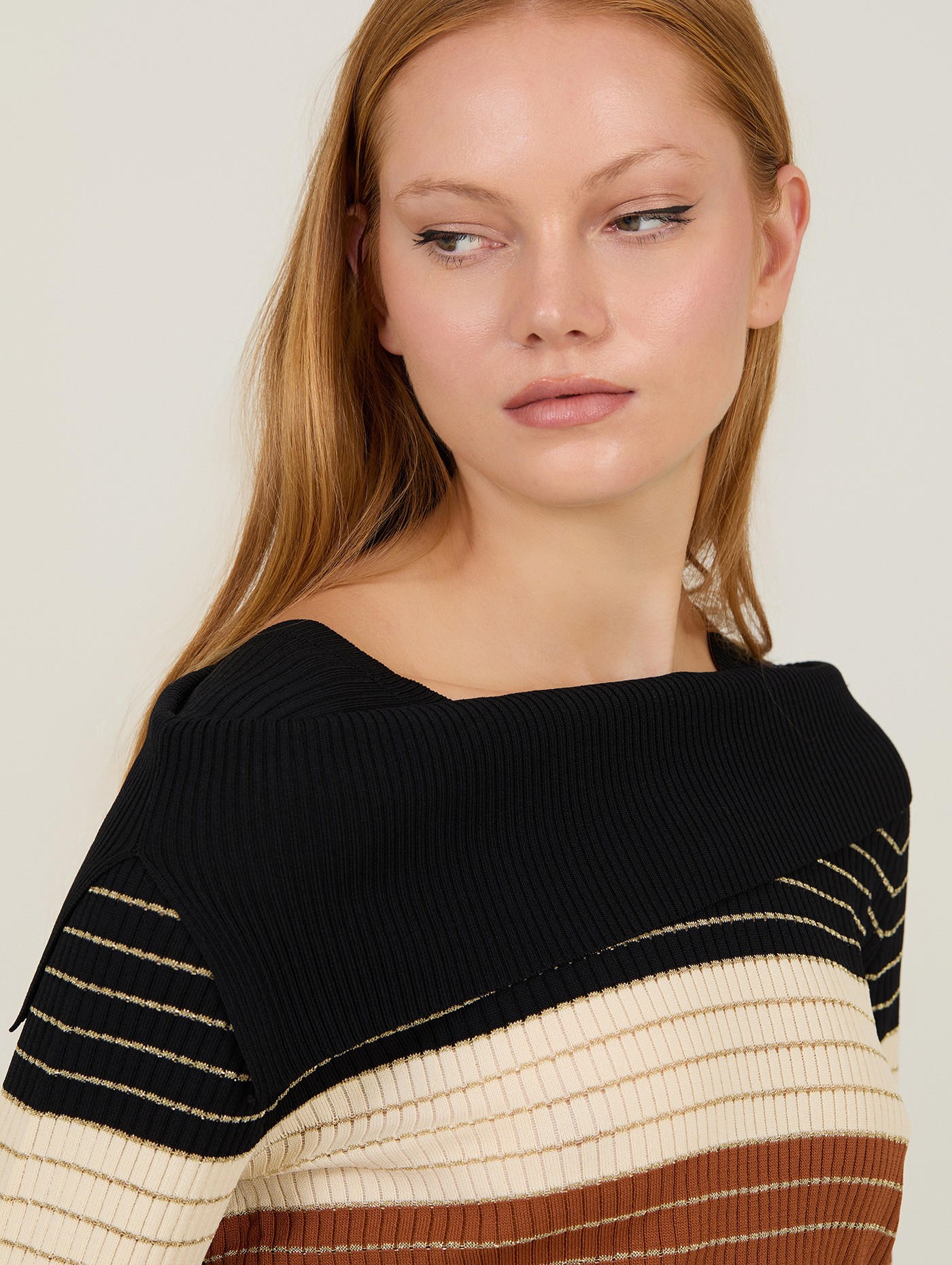 Jersey con escote bardot 4