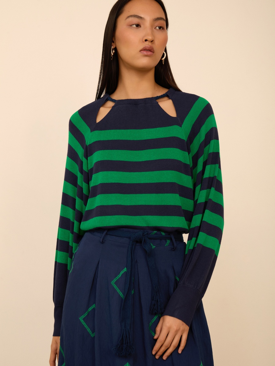 Jersey fino de rayas