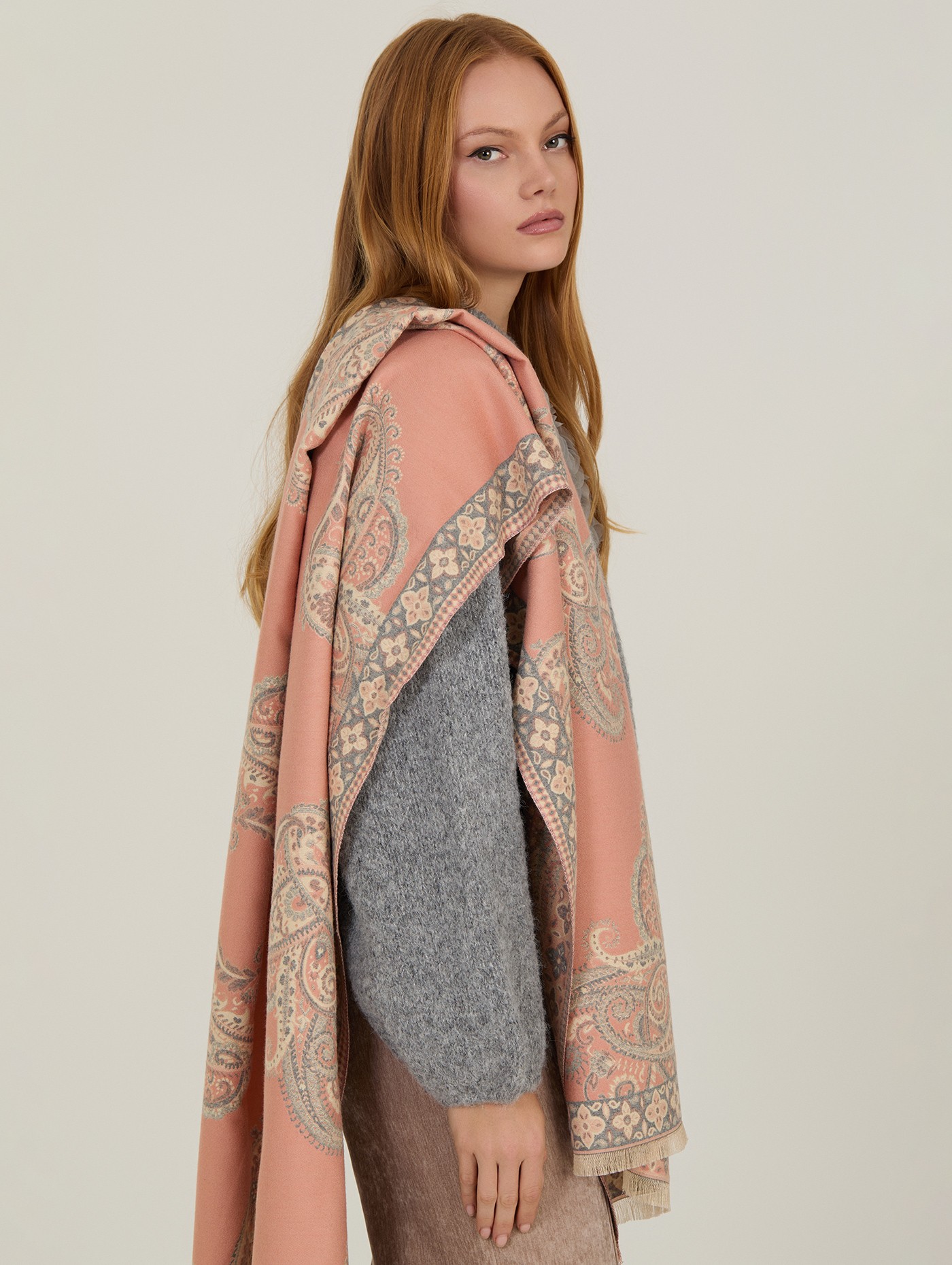 Mouchoir en jacquard paisley 1