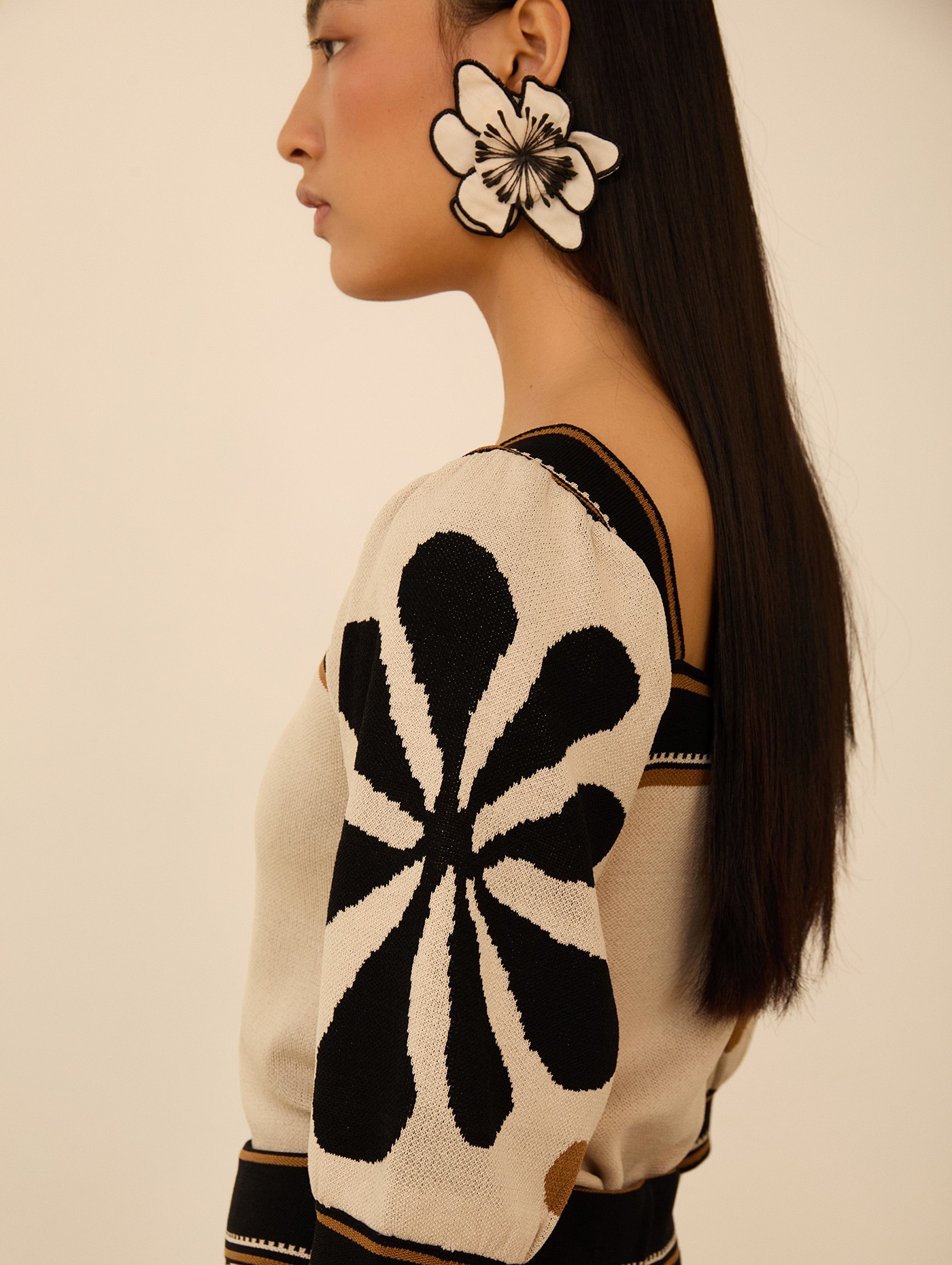 Top de punto estampado 4