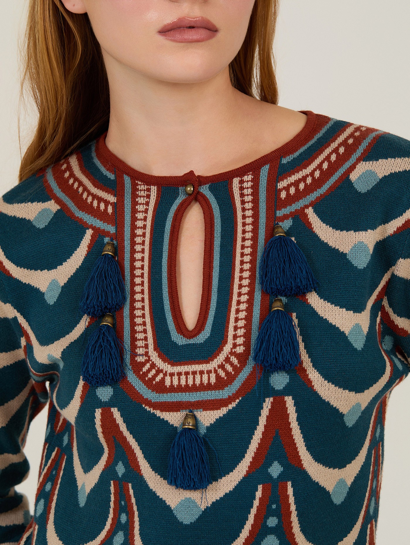 Long knitted dress 6