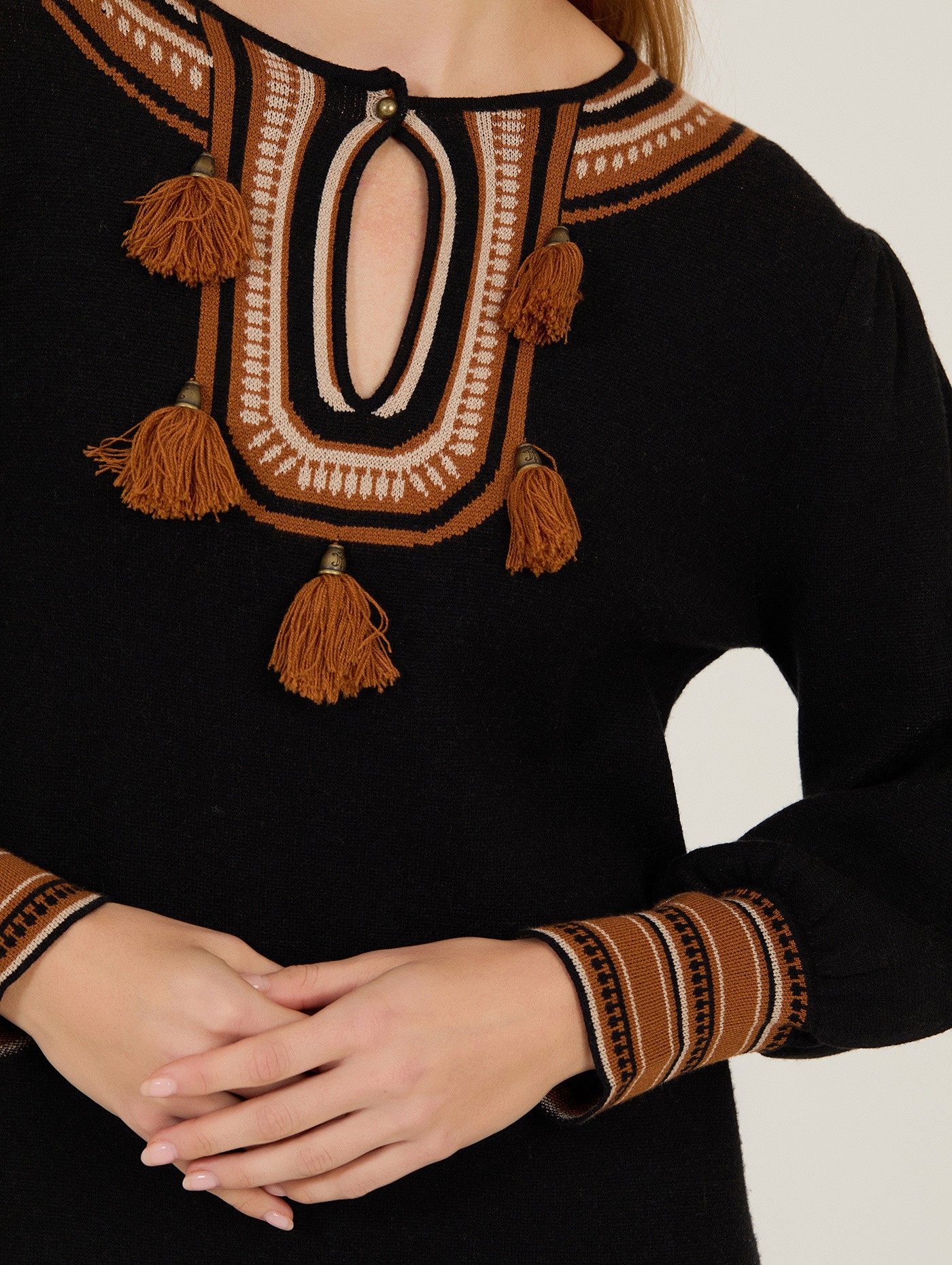 Robe courte en tricot 4