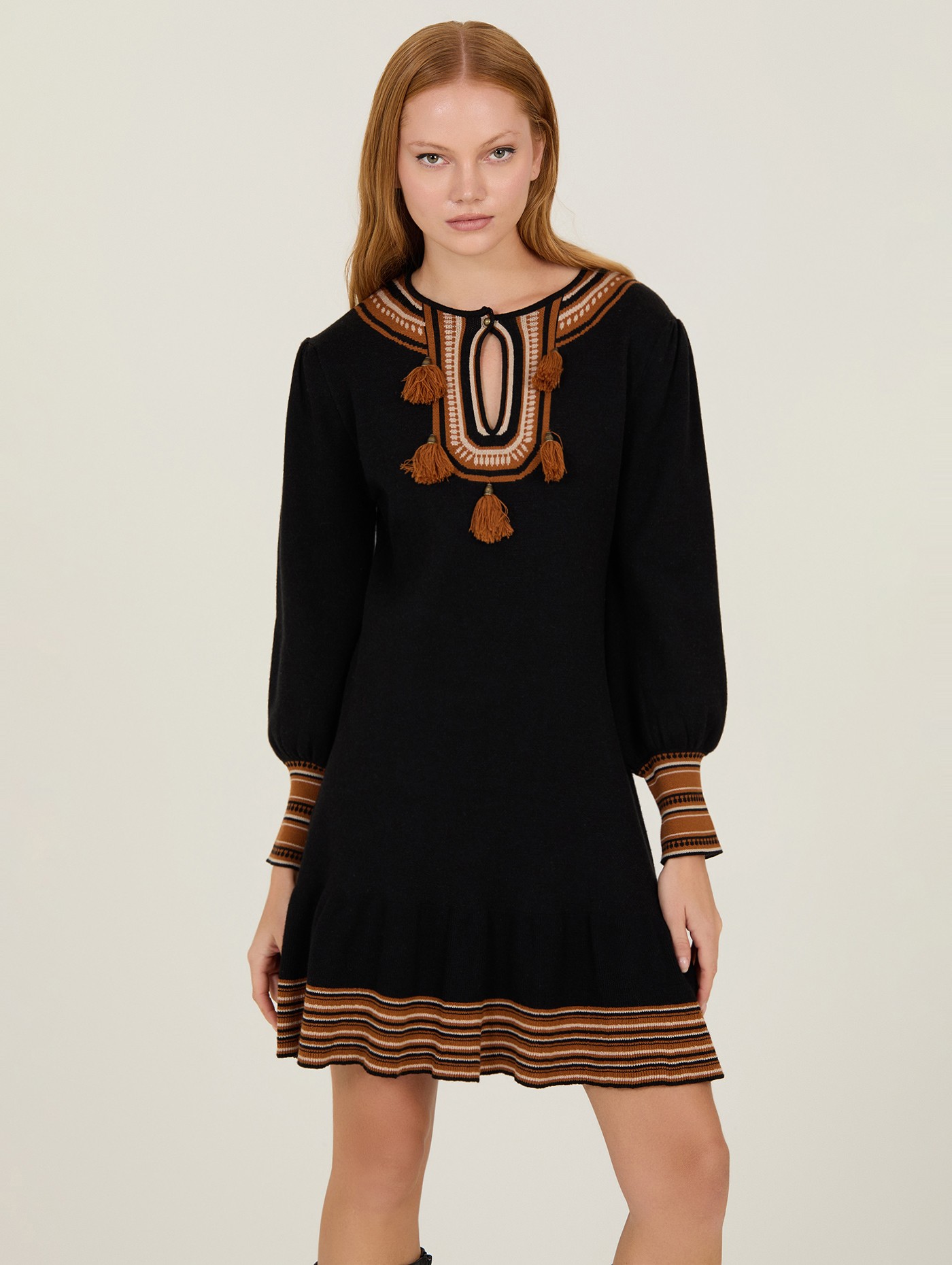 Robe courte en tricot 5